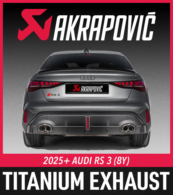 Akrapovič Evolution Line Titanium Exhaust: 2025+ Audi RS 3 (8Y)