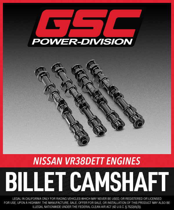 GSC Power-Division Billet Camshaft: Nissan VR38DETT Engines