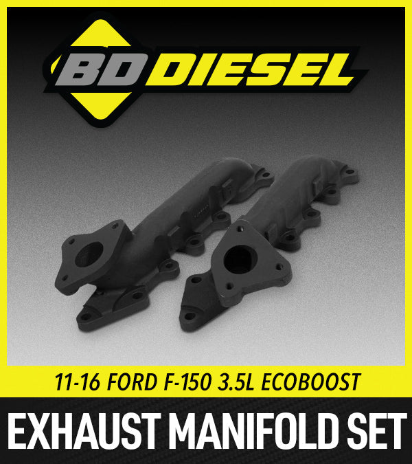 BD Diesel Exhaust Manifold Set: 2011–2016 Ford F-150 3.5L EcoBoost