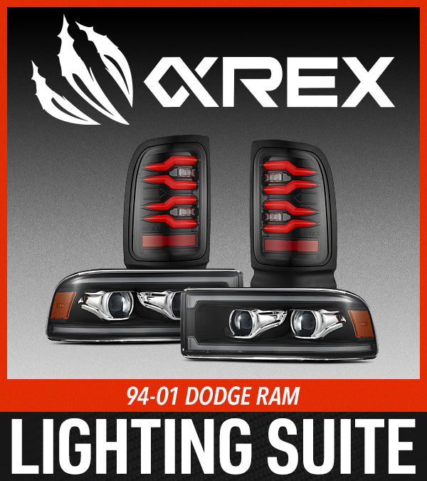 Alpharex Lighting Suite: 1994–2001 Dodge Ram