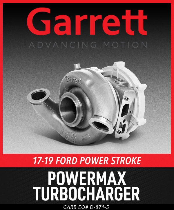 Garrett Motion PowerMax Turbocharger: 2017–2019 Ford Power Stroke