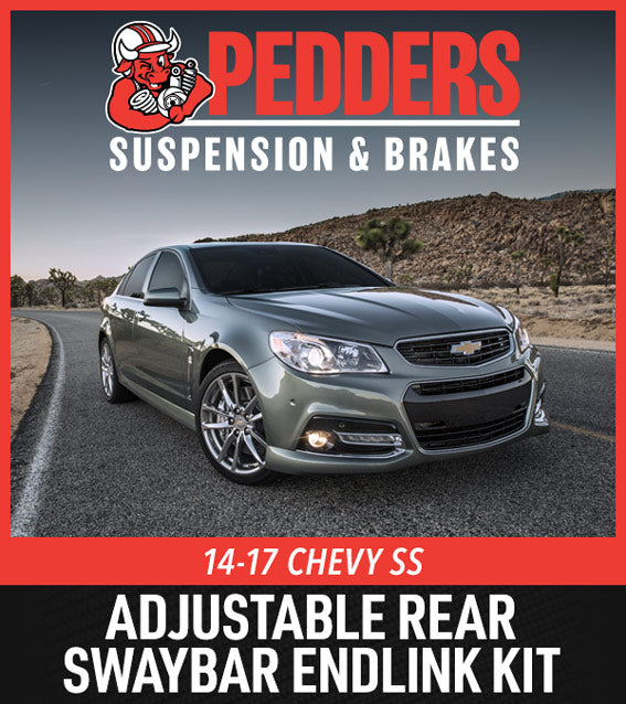 Pedders Suspension Adjustable Rear Swaybar Endlink Kit: 2014–2017 Chevrolet SS