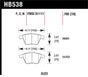 Hawk 09 Audi A4 Cabriolet / 05-07 A4 / 05-09 A4 Quattro / 06-09 A6 / 08 VW R32 HPS Front Brake Pads
