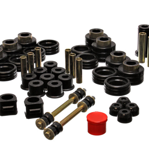 Energy Suspension 88-98 Chevy/GMC 4WD Black Hyper-flex Master Bushing Set