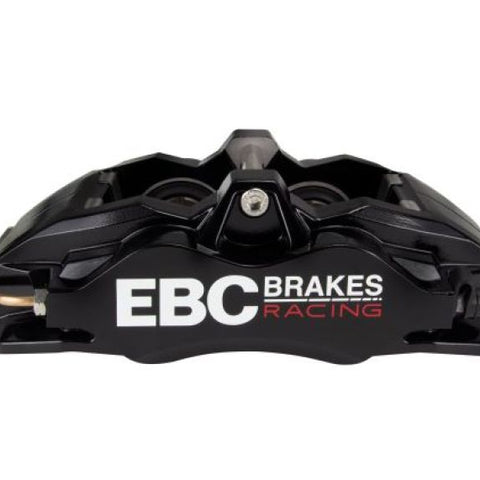 EBC Racing 05-11 Ford Focus ST (Mk2) Front Left Apollo-4 Black Caliper