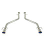 REMARK 2021+ Lexus IS300/ IS350 Axleback Exhaust - Burnt Stainless Double Wall Tip (Muffler Version)