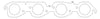 Cometic GM BBC 2.250in Round Port - 030in MLS Exhaust Gasket