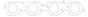 Cometic GM BBC 2.250in Round Port - 030in MLS Exhaust Gasket