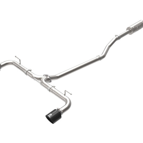 aFe Takeda 2-1/2in 304 SS Cat-Back Exhaust w/ Black Tips 14-18 Mazda 3 L4 2.0L/2.5L