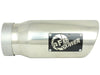 aFe MACH Force-Xp Universal Exhaust Tip 4 IN Inlet x 5 IN Outlet x 12 IN L- Polished Tip
