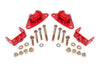 BMR Suspension 14-19 Chevrolet Corvette Motor Mount Kit - Red