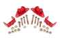 BMR Suspension 14-19 Chevrolet Corvette Motor Mount Kit - Red