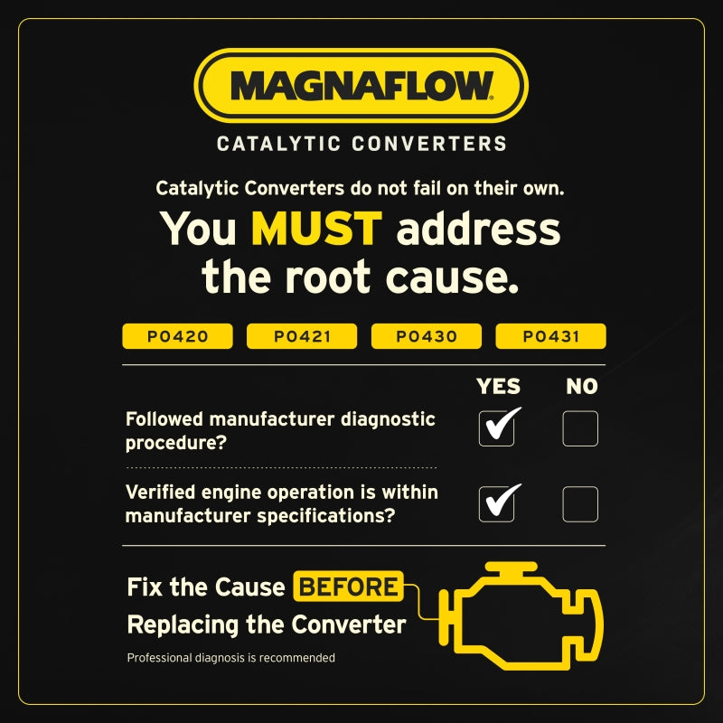 MagnaFlow Direct Fit Catalytic Converter 09-10 Hummer H3T 3.7L
