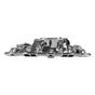 Edelbrock Chevy SB Performer EPS Intake Manifold w/ Oil Fill Tube - Chrome Plasma