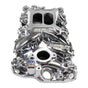 Edelbrock Chevy SB Performer EPS Intake Manifold w/ Oil Fill Tube - Chrome Plasma
