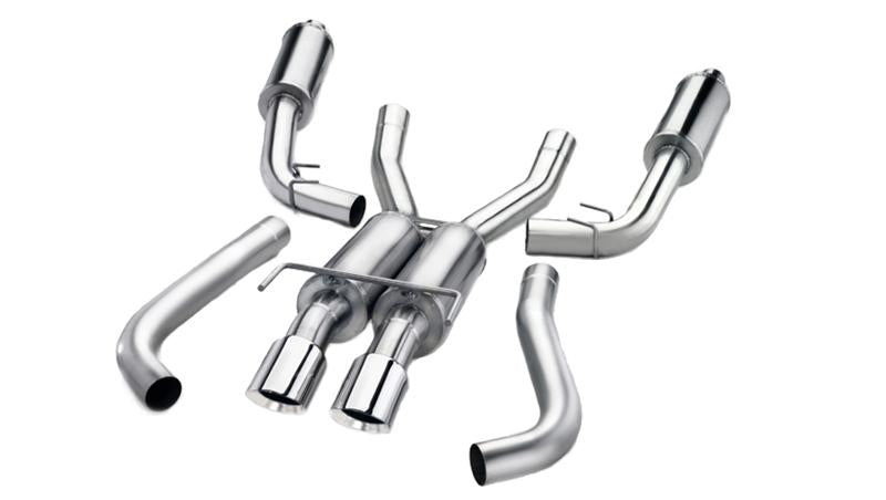 Corsa 2011-2013 Chevrolet Silverado Crew Cab/Short Bed 1500 6.2L V8 Polished Sport Cat-Back Exhaust
