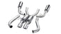 Corsa 2011-2013 Chevrolet Silverado Crew Cab/Short Bed 1500 6.2L V8 Polished Sport Cat-Back Exhaust