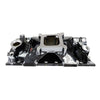 Edelbrock Chevy SB Victor Jr. 23 Degree Black Plasma Intake Manifold