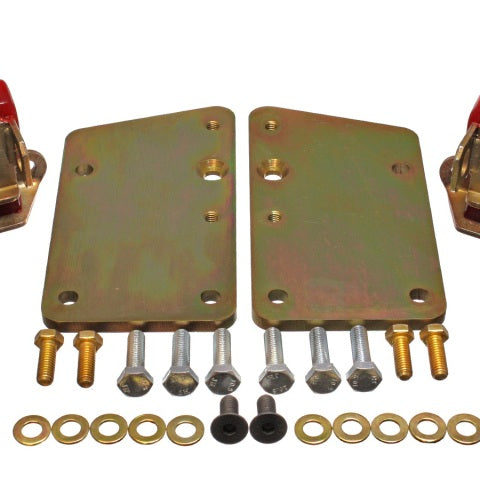 Energy Suspension Ls Conversion Motor Mount Set - Red