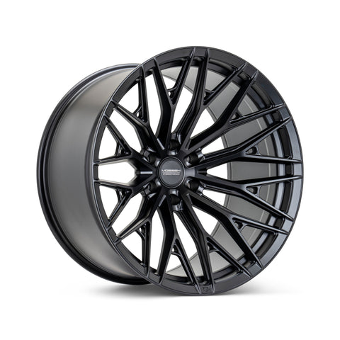 Vossen HFX-6 22x10 - 8x170 - ET-18 - Super Deep Face - 125.1 - Satin Black Wheel