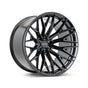 Vossen HFX-6 22x10 - 8x180 - ET-18 - Super Deep Face - 124.3 - Gloss Black Wheel