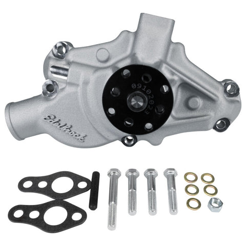Edelbrock Water Pump for Small-Block 1971-82 Corvettes in Satin Finish (Short)