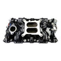 Edelbrock Chevy SB Performer EPS Manifold w/ Oil Fill Tube - Black Plasma