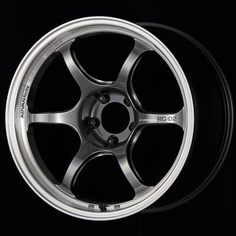 Advan RG-D2 16x8.0 +38 4x100 Machining and Racing Hyper Black Wheel