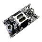 Edelbrock RPM Air-Gap Manifold for Small-Block Chevy Vortec - Chrome Plasma