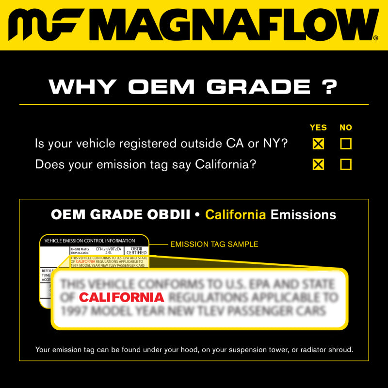 MagnaFlow Direct Fit Catalytic Converter 2004 Liberty D/S frt OEM