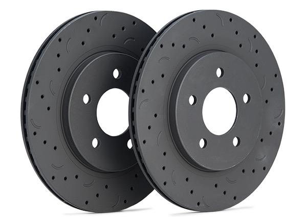 Hawk Talon 2007 Nissan Altima Drilled and Slotted Front Brake Rotor Set