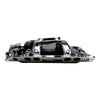 Edelbrock RPM Air-Gap Intake Manifold for Big-Block Chevy Oval Port - Black Plasma Finish