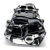 Edelbrock 65-90 BB Chevy Oval Port Heads Performer 2-O Manifold - Black Plasma