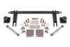 BMR 79-04 Ford Mustang 1.375in Rear Weld-on Anti-roll Bar Kit Hollow - Black Hammertone