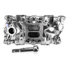 Edelbrock Chevy SB Performer EPS Intake Manifold w/ Oil Fill Tube - Chrome Plasma