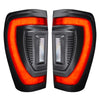 Oracle 19-23 GMC Sierra Black Series Flush Style LED Tail Lights - Factory Halogen